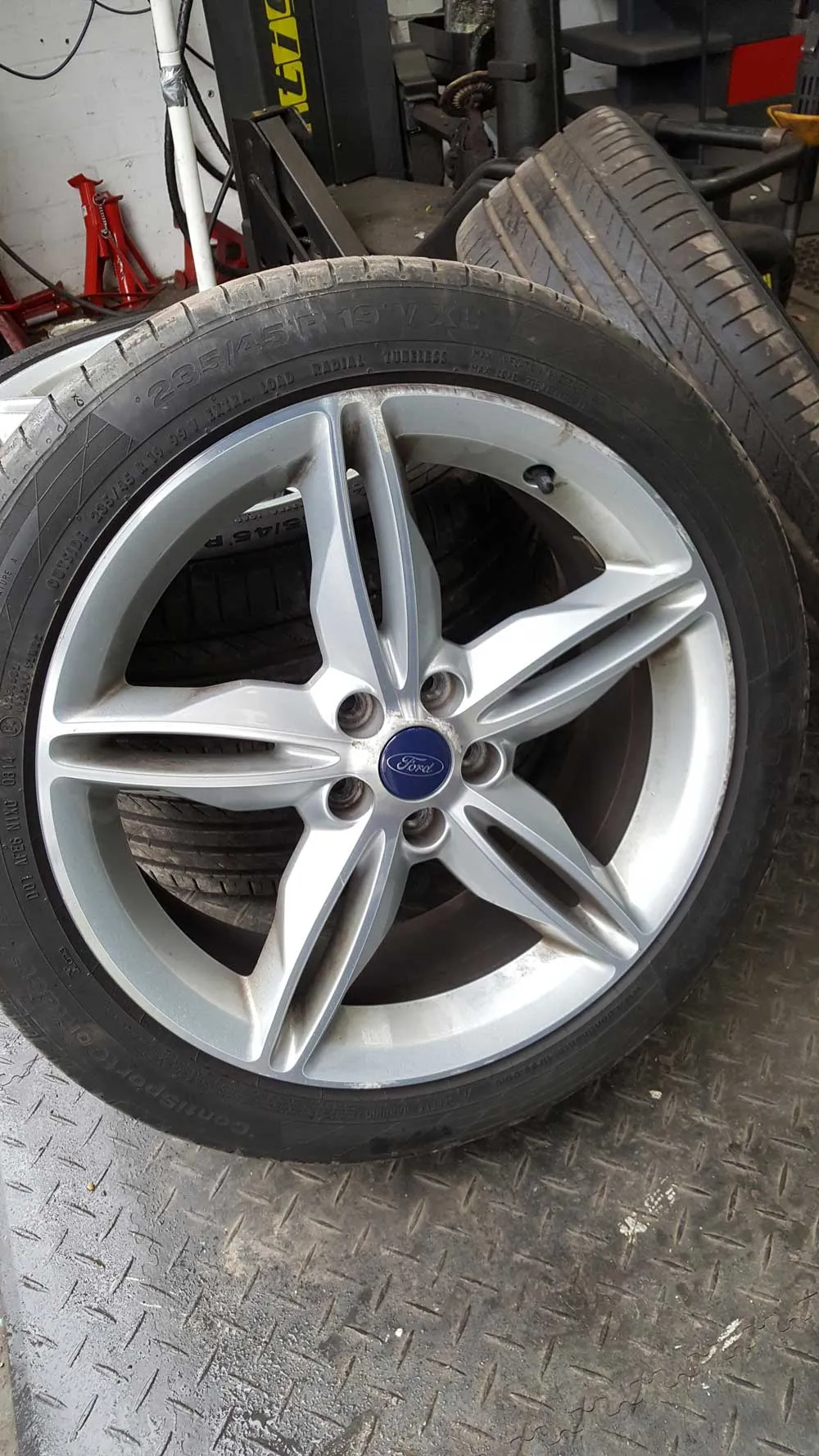 Damaged wheel