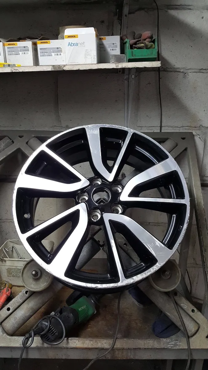 Damaged wheel