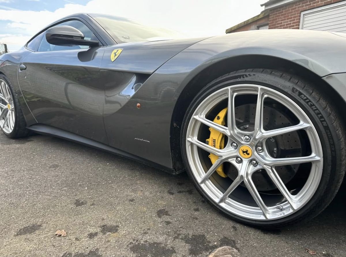Ferrari Alloy wheels refurbished